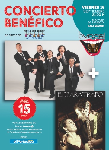 B Vocal y Esparatrapo: entradas ya a la venta