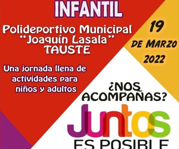 Jornada solidaria contra el cáncer infantil en Tauste