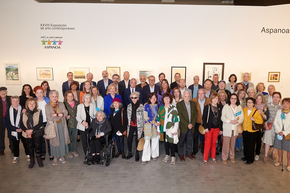 La Exposición contra el cáncer infantil reúne a 99 artistas en el Pablo Serrano