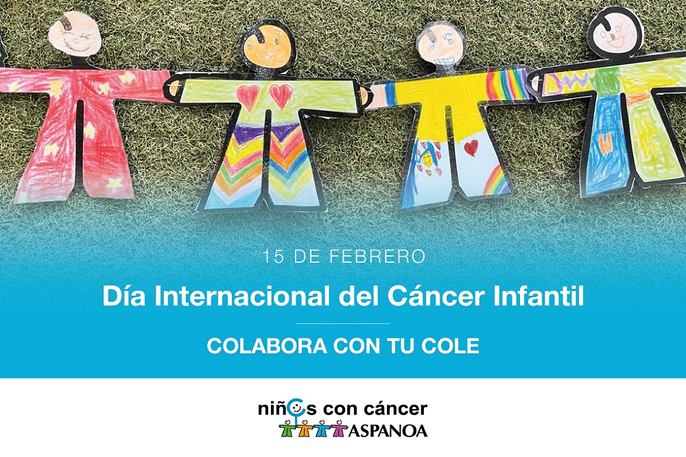 Día Internacional del Cáncer infantil – 15 de febrero – Participa con tu cole