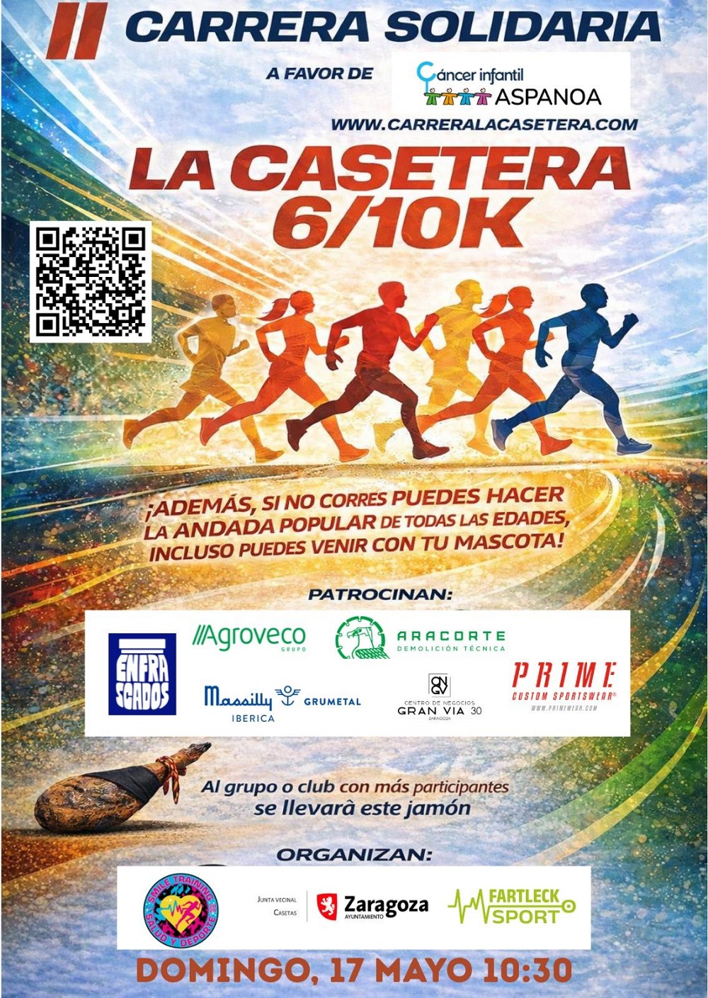 Carrera solidaria Casetas Aspanoa